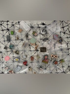 34 Enamel Pin Lot - Fun Assorted Cute Icons